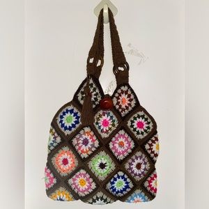 Handmade crocheted bag